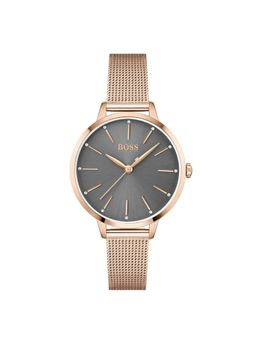 Boss - Symphony Quartz Grey Round Dial Womens Watch - 1502613