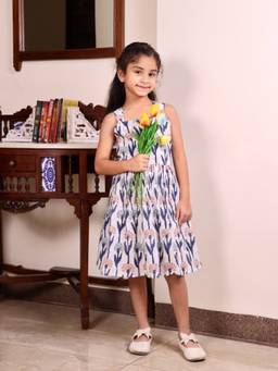 Evaraah - Twilight Bloom Cotton Dress