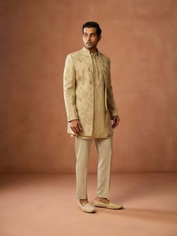 KISAH - Men Kurta Short With Indowestern Sherwani & Trouser