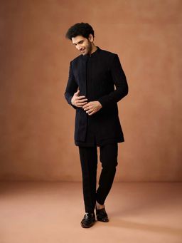 KISAH - Men Short Indowestern Sherwani with Trouser