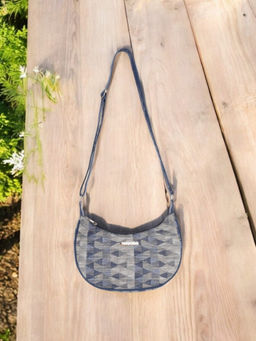 Astrid - Blue Printed Moon Shape Sling