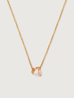 Mia by Tanishq - Graceful Allure 14 Kt Gold & Pearl Necklace
