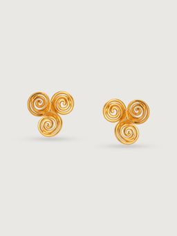 Mia by Tanishq - Serpentine Spells 22 Kt Gold Stud Earrings