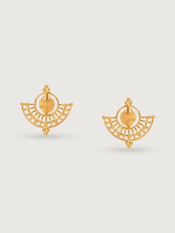 Mia by Tanishq - Timeless Warli Art 22 Kt Gold Drop Earring