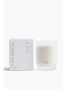 H&M - White Frosted-Glass Scented Candle