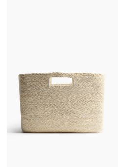 H&M - Beige Large Seagrass Storage Basket