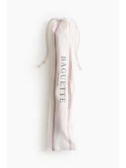 H&M - White Print-Motif Bread Bag