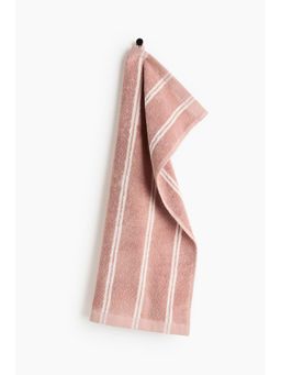 H&M - Pink Striped Hand Towel