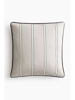H&M - Beige Cotton Satin Cushion Cover
