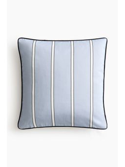 H&M - Blue Cotton Satin Cushion Cover
