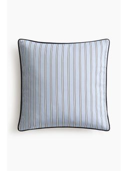 H&M - Blue Cotton Satin Cushion Cover