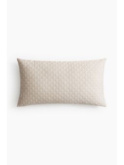H&M - Beige Quilted Cushion Cover