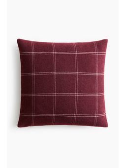 H&M - Red Viscose-Blend Cushion Cover