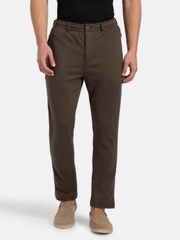 Jockey - IM06 Men Super Combed Cotton Rich Elastane Trouser - Black Olive