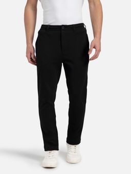 Jockey - IM06 Men Super Combed Cotton Rich Elastane Trouser - Solid Black