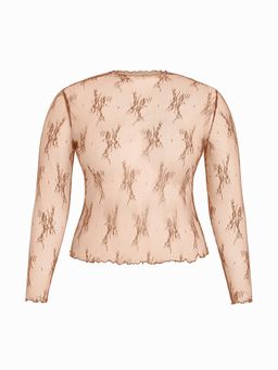 Cider - Lace Long Sleeve Top Curve & Plus