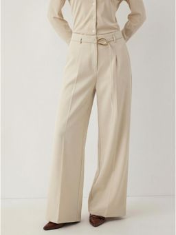 Cider - Belted Mid Rise Cropped Trouser