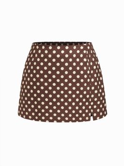 Cider - Cotton Mid Rise Split Skirt Curve & Plus