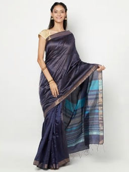 Fabindia - Silk Zari Loom Woven Sari