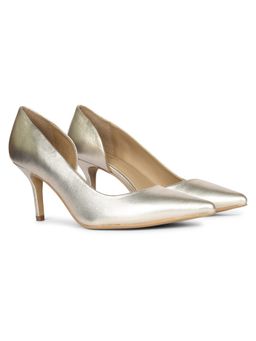 Saint G - Metallic Gold Leather Stiletto Heels