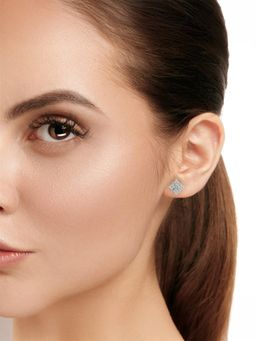 Ayanika - Lab Grown Diamond Earring 0.99 carat TW in 9K White Gold