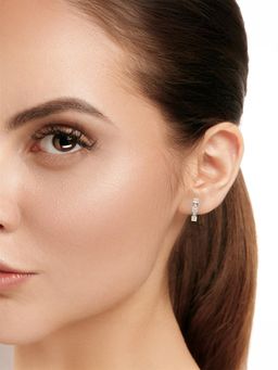 Ayanika - Lab Grown Diamond Earring 1 carat TW in 9K Rose Gold