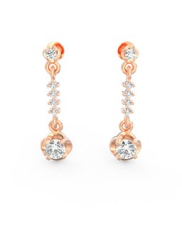 Ayanika - Lab Grown Diamond Earring 0.46 carat TW in 9K Rose Gold