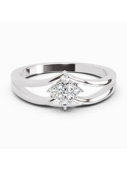 Sparkles - Lab Grown Diamond 0.09CT Diamond Engagement Ring 14K White Gold
