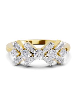 Sparkles - Lab Grown Diamond 0.68CT Primavera Multi Woven Rings 14K Yellow Gold