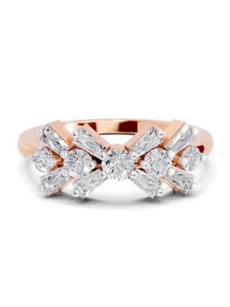 Sparkles - Lab Grown Diamond 0.68CT Primavera Multi Woven Rings 14K Rose Gold
