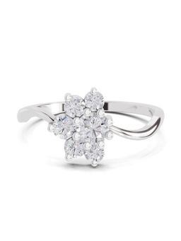 Sparkles - Lab Grown Diamond 0.49CT Flora Ring 14K White Gold