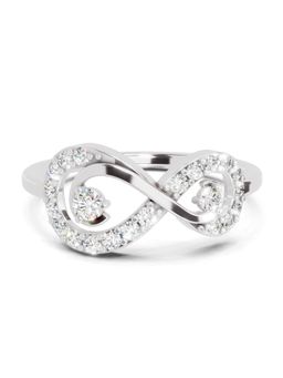 Sparkles - Lab Grown Diamond 0.3CT Timeless Lnfinity Rings 14K White Gold