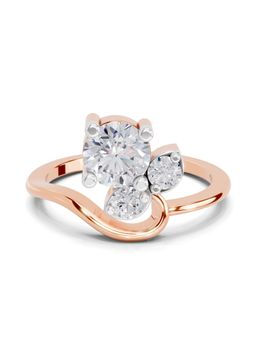 Sparkles - Lab Grown Diamond 1.01CT Stellar Trio Ring 14K Rose Gold