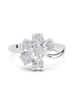 Sparkles - Lab Grown Diamond 1.06CT Flora Ring 14K White Gold
