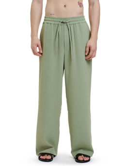 Bonkers Corner - Men Olive Textured Trackpant