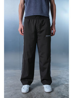 Bonkers Corner - Men Black Tape Trackpant