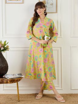 Indo Era - Printed A-Line Co-Ord Set