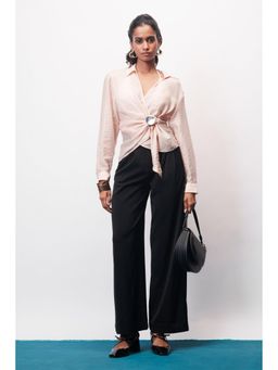 FREAKINS - City Black Adjustable Korean Pant