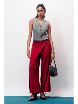 FREAKINS - Red Rush Pareo Korean Pant