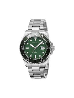 Strand by Obaku - Bondi Jade Turn Able Bezel Green Round Dial Mens Watch - S727GDCESC