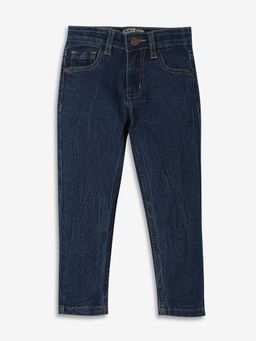 R&B - Boys Faded Regular Fit Navy Jeans