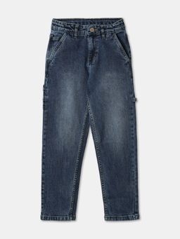 R&B - Boys Light Faded Straight Jeans