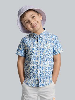 Jack & Jones Junior - Boys Abstract Print Casual Shirt