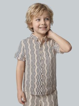 Jack & Jones Junior - Boys Printed Casual Shirt