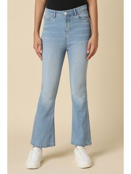 Allen Solly - Women Blue Regular Fit Light Wash Jeans