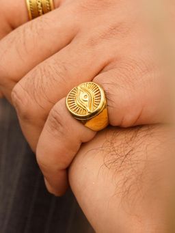 SOUL WORKS - Gold Brass Statement Ring
