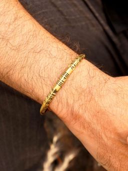 SOUL WORKS - Gold Brass Statement Kada
