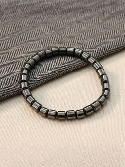 I Jewels - Silver Alloy Statement Bracelet