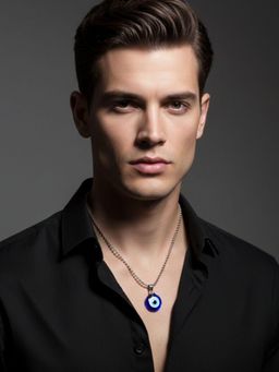 I Jewels - Blue Alloy Contemporary Necklace