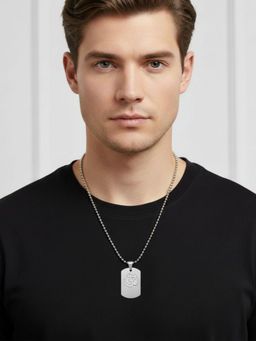 I Jewels - Silver Alloy Statement Necklace